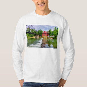 Across War Eagle Creek Waterfall T-Shirt