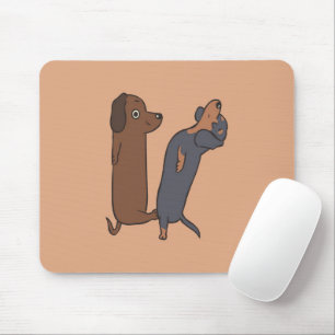 Acroyoga Dachshund   Dachshund Lover Gift Mouse Pad
