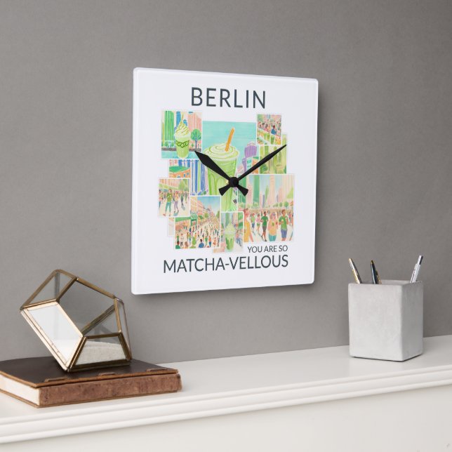 Acryl Wanduhren Square Wall Clock (Office)