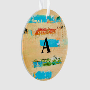 Acrylic Beachy Ornament made from original art
