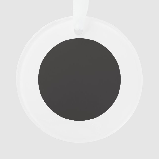 Acrylic Circle Ornament (Front)