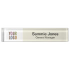 Acrylic Desk Name Plate Business Logo Professional