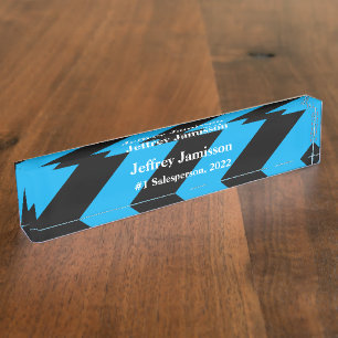 Acrylic Desk Nameplate, #1 Salesperson Nameplate