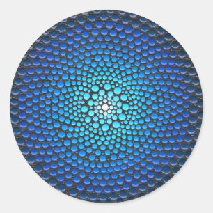 Acrylic Dot Mandala Classic Round Sticker