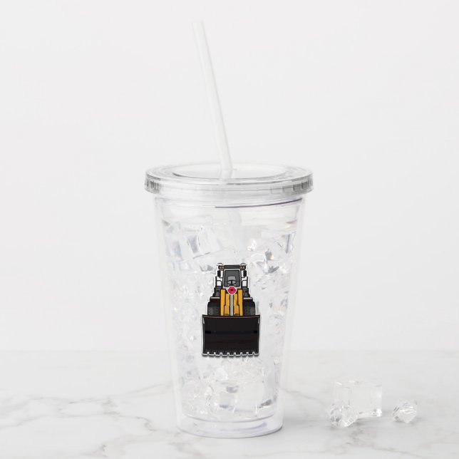Acrylic Drinks Graphics: Lady Loader Acrylic Tumbler (Front Ice)