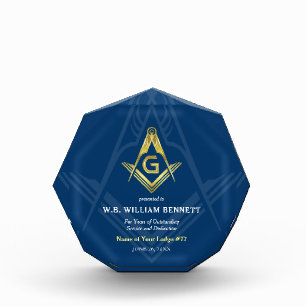 Acrylic Freemason Awards   Masonic Plaques