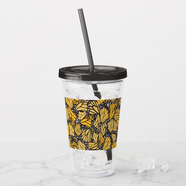 Acrylic glass printed monarch butterfly (Front Ice)