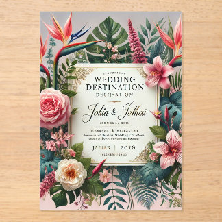 Acrylic Invitation