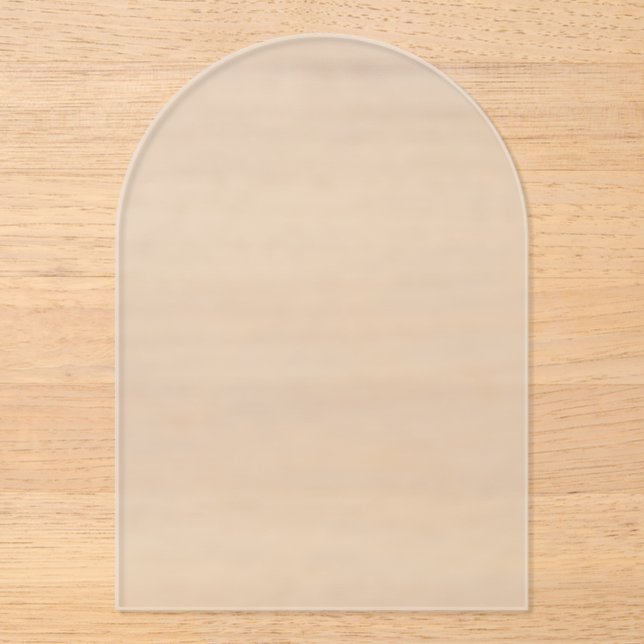 Acrylic Invitation (Front)