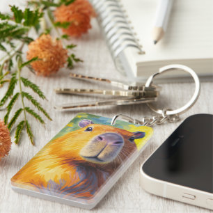 Acrylic Keychain Capybara
