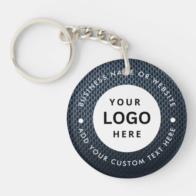 Acrylic Keychain, Circle (double-sided) Key Ring (Front)