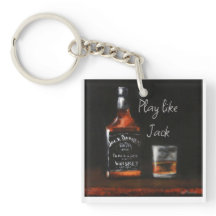 Acrylic Keychain Jack Daniels