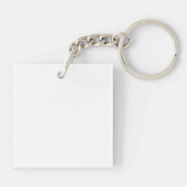 Acrylic Keychain, Metallic Design For DAD Keychain (Back)