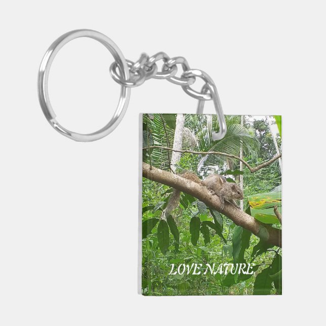 Acrylic Keychain natural animals (Front Left)