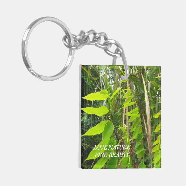 Acrylic Keychain natural environment (Front Left)