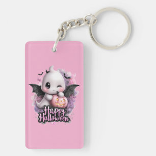 Acrylic Keychain, Rectangle (double-sided) Key Ring