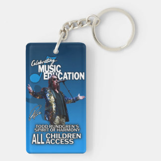 Acrylic Keychain, Rectangle (double-sided) Key Ring