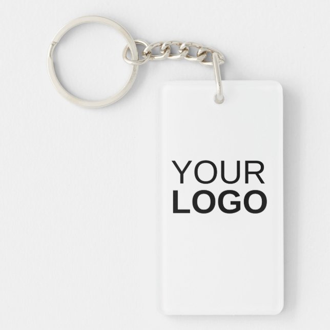 Acrylic Keychain, Rectangle (double-sided) Keychai Key Ring (Front)