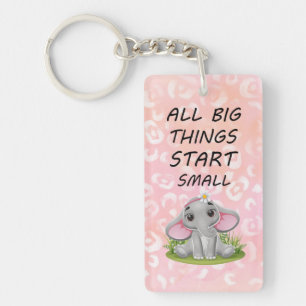 Acrylic Keychain, Rectangle (double-sided) Keychai Key Ring