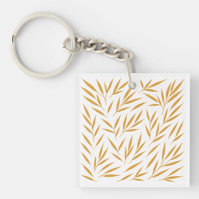Acrylic Keychain, Square (double-sided) Key Ring (Front)