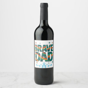 Acrylic Keychain Wine Label