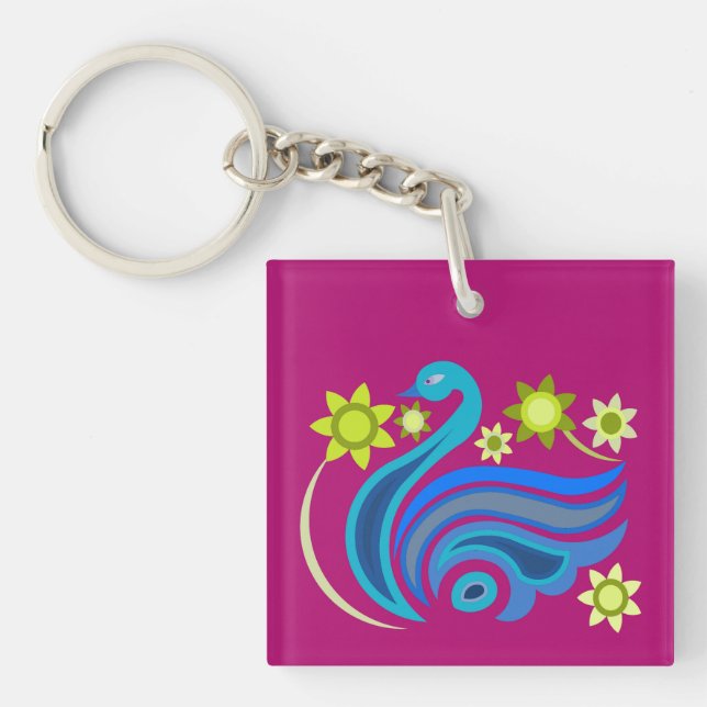 Acrylic Keychain with nice ART (Front)