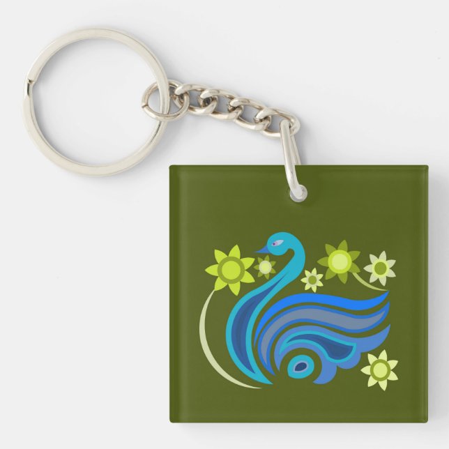 Acrylic Keychain with nice ART (Front)