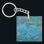 ACRYLIC KEYRING: "WATERLILIES" BY MONET KEY RING<br><div class="desc">"WATERLILIES" BY CLAUDE MONET</div>