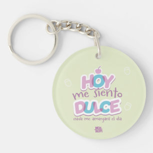 Acrylic Llavero Pregnancy Today I feel sweet Key Ring