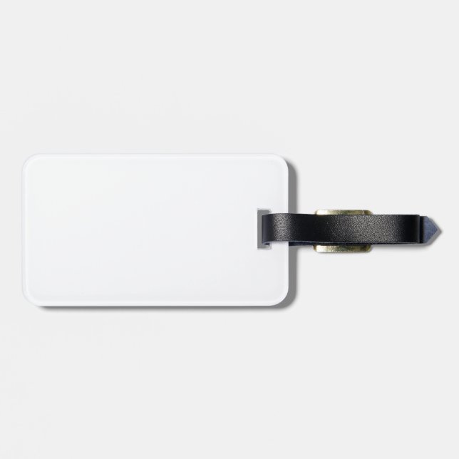 Acrylic Luggage Tag (Back Horizontal)