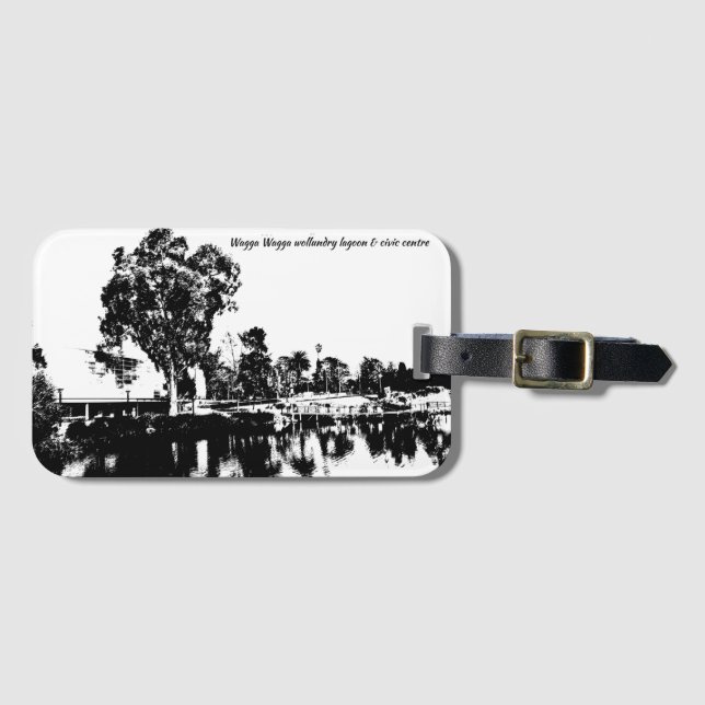 Acrylic Luggage Tag (Front Horizontal)