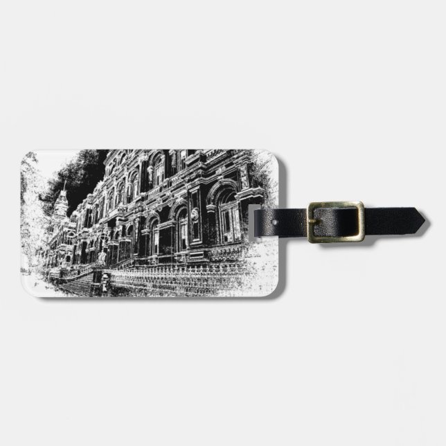 Acrylic Luggage Tag (Front Horizontal)