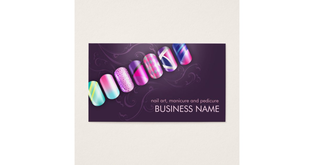 8. Nail Art Business Cards from GotPrint - wide 10