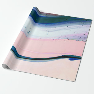 acrylic, paint, abstract. Closeup of the painting. Wrapping Paper