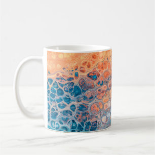 Acrylic paint coffee mug