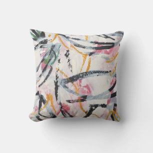 Acrylic Paint Design Element Cushion