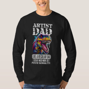 Acrylic Paint Pouring Design for Fluid Art Painter T-Shirt