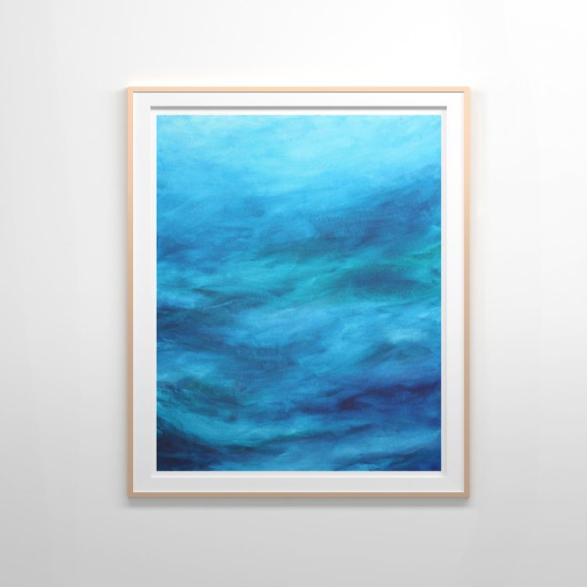 Acrylic Painted Lake Waves Poster (Creator Uploaded)