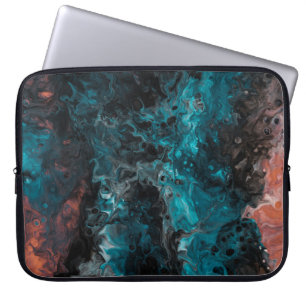 Acrylic painted laptop sleeve