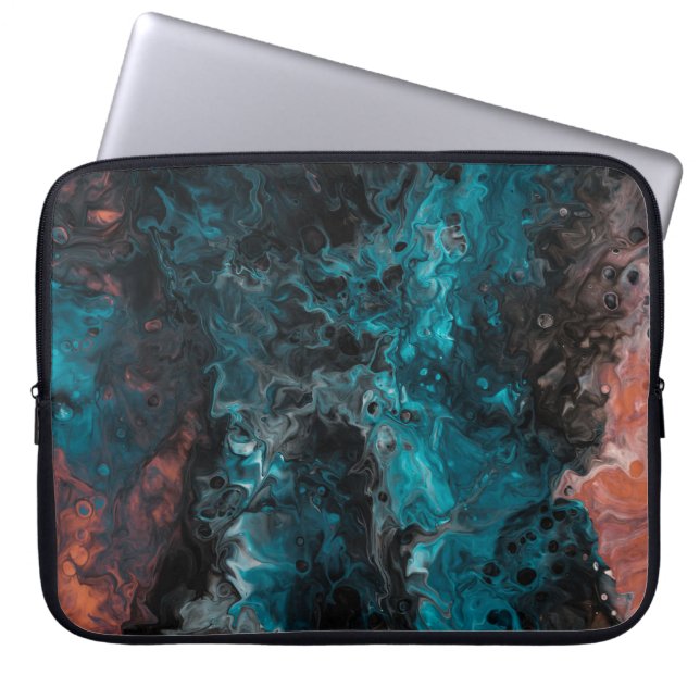 Acrylic painted laptop sleeve (Front)