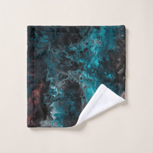 Acrylic painted wash cloth