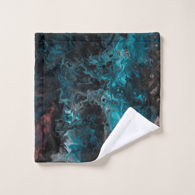 Acrylic painted wash cloth (Wash Cloth)