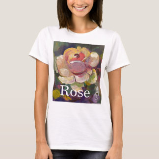 Acrylic painting, rose  T-Shirt