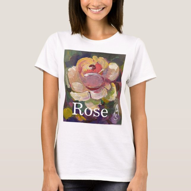 Acrylic painting, rose  T-Shirt (Front)