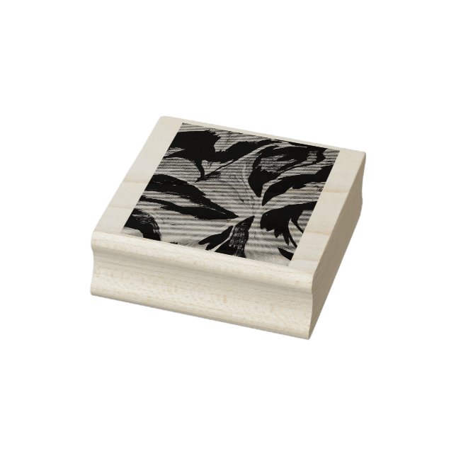 Acrylic Painting Rubber Stamp (Stamp)