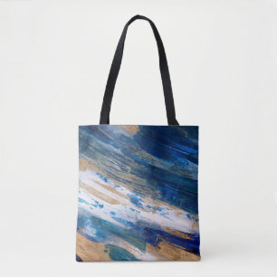Acrylic painting. Trendy hand painted artwork. Mix Tote Bag