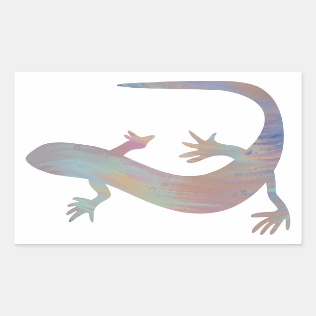 Acrylic-Style Gecko Sticker (Front)