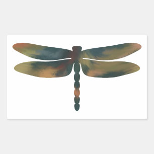Acrylic-Style Thick Dragonfly Sticker
