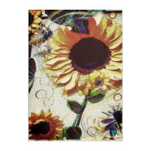 Acrylic Sunflower Wall Art