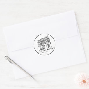 Acrylic Tray Classic Round Sticker
